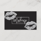 Makeup kunstenaar typografie visitekaartje (Voorkant)
