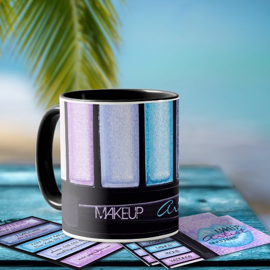 Makeup kunstenaar Violet Blue Eyeshadow Mok