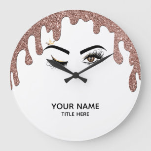 Makeup kunstenaar Wink Eye Beauty Salon Lash Exten Grote Klok