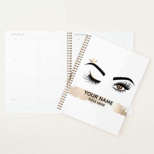 Makeup kunstenaar Wink Eye Beauty Salon Lash Exten Planner (Display)
