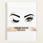 Makeup kunstenaar Wink Eye Beauty Salon Lash Exten Planner (Voorkant)