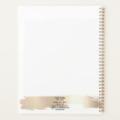 Makeup kunstenaar Wink Eye Beauty Salon Lash Exten Planner (Achterkant)