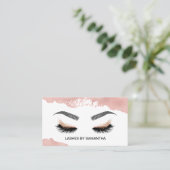 Makeup kunstenaar Wink Eye Beauty Salon Lash Exten Visitekaartje (Staand voorkant)