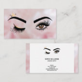 Makeup kunstenaar Wink Eye Beauty Salon Lash Exten Visitekaartje (Voorkant / Achterkant)