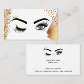 Makeup kunstenaar Wink Eye Beauty Salon Lash Exten Visitekaartje (Voorkant / Achterkant)