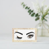 Makeup kunstenaar Wink Eye Beauty Salon Lash Exten Visitekaartje (Staand voorkant)