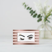 Makeup kunstenaar Wink Eye Beauty Salon Lash Exten Visitekaartje (Staand voorkant)
