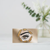 Makeup kunstenaar Wink Eye Beauty Salon Lash Exten Visitekaartje (Staand voorkant)