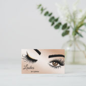 Makeup kunstenaar Wink Eye Beauty Salon Lash Exten Visitekaartje (Staand voorkant)