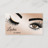 Makeup kunstenaar Wink Eye Beauty Salon Lash Exten Visitekaartje (Voorkant)
