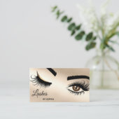 Makeup kunstenaar Wink Eye Beauty Salon Lash Exten Visitekaartje (Staand voorkant)