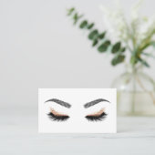 Makeup kunstenaar Wink Eye Beauty Salon Lash Exten Visitekaartje (Staand voorkant)