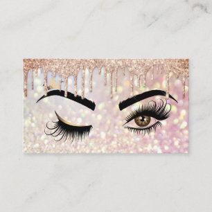 Makeup kunstenaar Wink Eye Beauty Salon Lash Exten Visitekaartje
