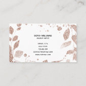 Makeup kunstenaar Wink Eye Beauty Salon Lash Exten Visitekaartje (Achterkant)