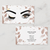 Makeup kunstenaar Wink Eye Beauty Salon Lash Exten Visitekaartje (Voorkant / Achterkant)