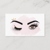 Makeup kunstenaar Wink Eye Beauty Salon Lash Exten Visitekaartje (Voorkant)