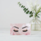 Makeup kunstenaar Wink Eye Beauty Salon Lash Exten Visitekaartje (Staand voorkant)