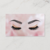 Makeup kunstenaar Wink Eye Beauty Salon Lash Exten Visitekaartje (Voorkant)