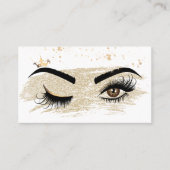 Makeup kunstenaar Wink Eye Beauty Salon Lash Exten Visitekaartje (Voorkant)