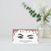 Makeup kunstenaar Wink Eye Beauty Salon Lash Exten Visitekaartje (Staand voorkant)