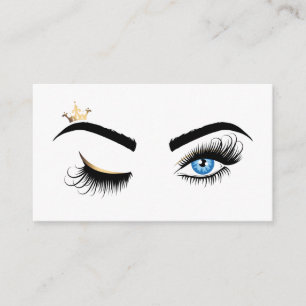 Makeup kunstenaar Wink Eye Beauty Salon Lash Exten Visitekaartje
