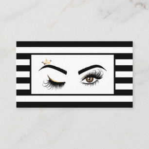 Makeup kunstenaar Wink Eye Beauty Salon Lash Exten Visitekaartje