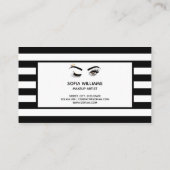 Makeup kunstenaar Wink Eye Beauty Salon Lash Exten Visitekaartje (Achterkant)
