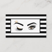 Makeup kunstenaar Wink Eye Beauty Salon Lash Exten Visitekaartje (Voorkant)