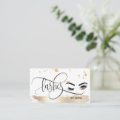 Makeup kunstenaar Wink Eye Beauty Salon Lash Exten Visitekaartje (Staand voorkant)