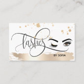 Makeup kunstenaar Wink Eye Beauty Salon Lash Exten Visitekaartje (Voorkant)