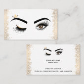 Makeup kunstenaar Wink Eye Beauty Salon Lash Exten Visitekaartje (Voorkant / Achterkant)