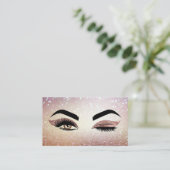 Makeup kunstenaar Wink Eye Lashes Roos Gold Visitekaartje (Staand voorkant)