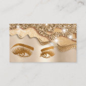 Makeup kunstenaarsgoud Eye Beauty Salon die goud d Visitekaartje (Voorkant)