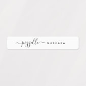 Makeup Label - Lip Gloss, Balm, Chapstick, Mascara (Design 2)