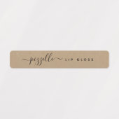 Makeup Label - Lip Gloss, Balm, Chapstick, Mascara (Design 1)