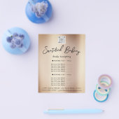 Makeup Lashes Beauty Hair Salon QR Modern Flyer (Enkel)