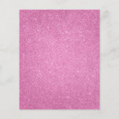 Makeup Lashes Beauty Salon Glitter Flyer Gray Pink (Achterkant)