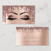 Makeup Lashes Glitter Roos Nails Eyes Skinny Visitekaartje (Voorkant / Achterkant)