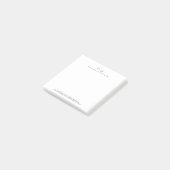 Makeup Lashes Name Web Telephone White Square Post-it® Notes (Schuin)