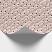 Makeup Lashes Roos Spark Bridal Sweet 16th Glitter Cadeaupapier (Hoek)