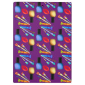 Makeup lipstick Nail Pools geweer uniek  Klembord (Achterkant)