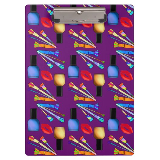 Makeup lipstick Nail Pools geweer uniek  Klembord (Voorkant)