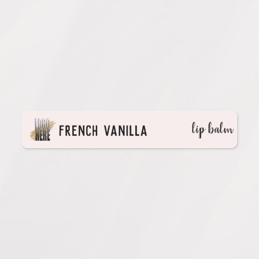 Makeup Logo Lip Balm Lipstick Blush Product Labels (Design 1)