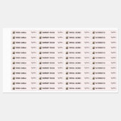 Makeup Logo Lip Balm Lipstick Blush Product Labels (Vel)