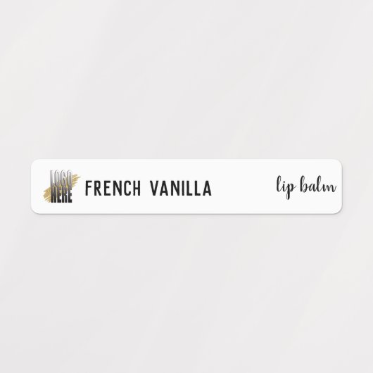 Makeup Logo Lip gloss Balm Mascara Product Labels (Design 1)