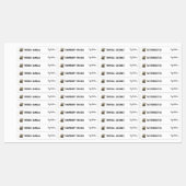 Makeup Logo Lip gloss Balm Mascara Product Labels (Vel)