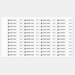 Makeup Logo Lip gloss Balm Mascara Product Labels