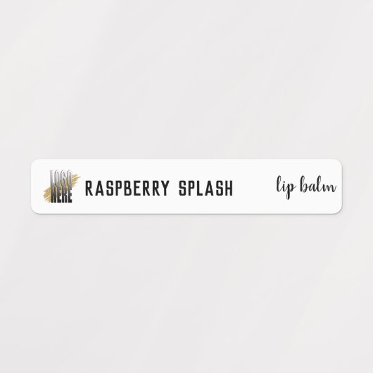 Makeup Logo Lip gloss Balm Mascara Product Labels (Design 2)