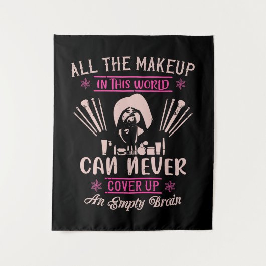 Makeup - Make-up Can't Cover Empty Brain Wandkleed (Voorkant)