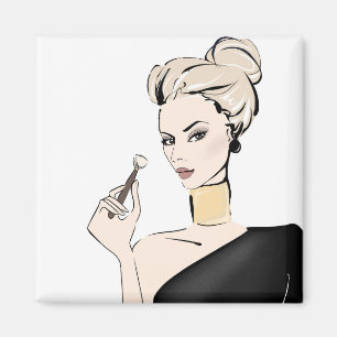 Makeup meisje magneet